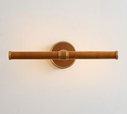 Redford Caramel Leather Picture Light (18")