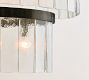 Windham Glass Tiered Round Chandelier (35")