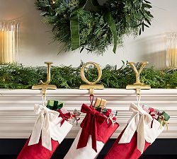 Joy Letter Stocking Holder Set 