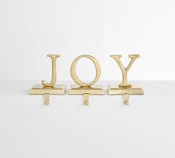 Joy Letter Stocking Holder Set 