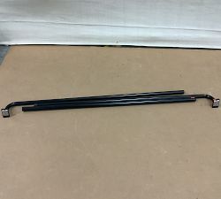 Open Box: Hidden Connection Room Darkening Curtain Rod (108"-144", 1.25" Diam) - Antique Bronze