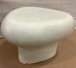 Open Box: Vila Concrete Round Outdoor Side Table (24") - Sand