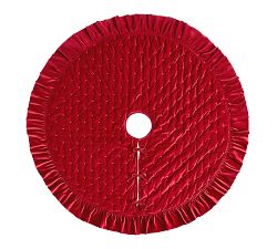 Velvet Ruffle Tree Skirt