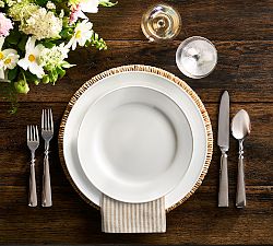 Great White Porcelain Salad Plates - Set of 4
