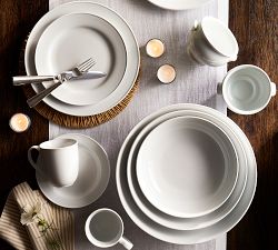 Great White Porcelain Dinner Plates - Set of 4