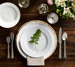 Great White Porcelain Dinner Plates - Set of 4