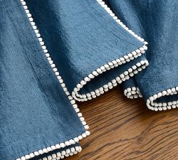 Senna Trim Edge Cotton/Linen Napkins - Set of 4