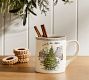 Vintage Christmas Stoneware Mug