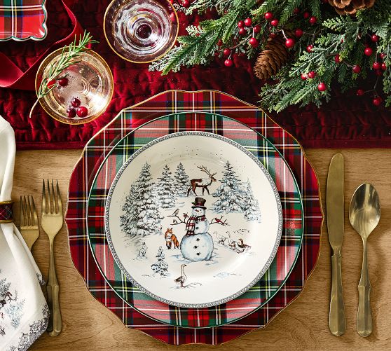 Dinnerware The Christmas Shop | Pottery Barn