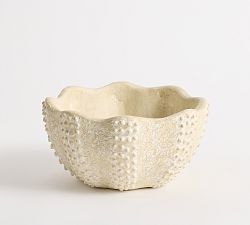 Open Box: Artisan Sea Urchin Bowl, Large (11.75"Diam x 5.75"H) - Natural