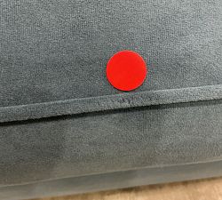 Open Box: Buchanan Roll Arm Upholstered Ottoman-And-A-Half (33") - Performance Everydaylinen Oatmeal