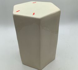 Open Box: Croft Ceramic Side Table, Small (16") - White