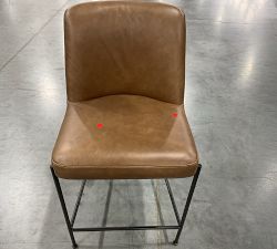 Open Box: Layton Leather Counter Stool (25") - Statesville Toffee, Bronze