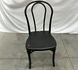 Open Box: Lucia Outdoor Bistro Dining Chair - Black