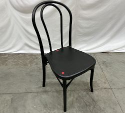 Open Box: Lucia Outdoor Bistro Dining Chair - Black