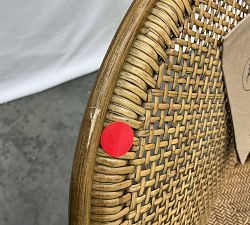 Open Box: Rossini Rattan Dining Chair - Antique