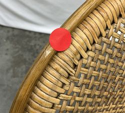 Open Box: Rossini Rattan Dining Chair - Antique