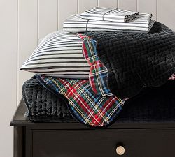 400-Thread-Count Traditional Striped Sateen Pillowcases - Set of 2