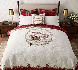 Vintage Santa Quilt