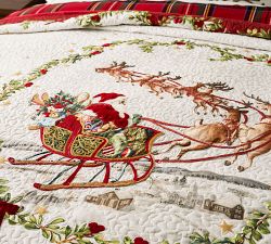 Vintage Santa Quilt