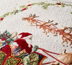 Vintage Santa Quilt