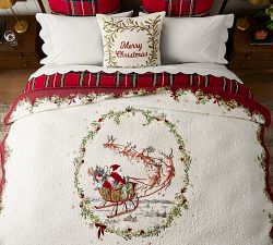 Vintage Santa Quilt