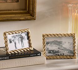 Antique Brass Rope Frame