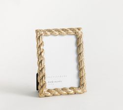 Antique Brass Rope Frame