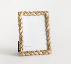 Antique Brass Rope Frame