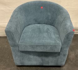 Open Box: Hyde Swivel Armchair - Performance Casual Chenille Slate