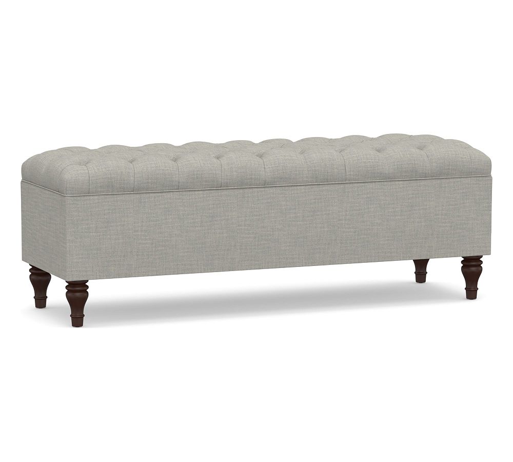 Open Box: Lorraine Upholstered Queen Tufted Storage Bench (58 ...