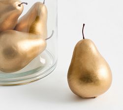 Gold Pear Vase Filler