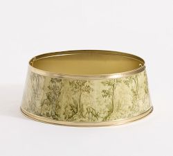 Botanical Printed Enamel Tree Collar