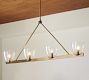 Chamberlin Metal Linear Chandelier (48")