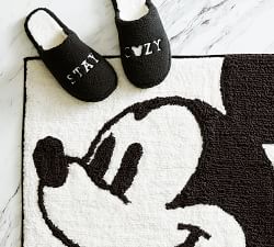 Disney Mickey Mouse Embroidered Slippers