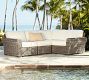 Huntington Outdoor Furniture Cushion Covers - BYO Roll Arm Sectional