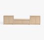 Newport Entryway Storage Bench &amp; Cabinet Set (127")