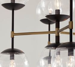 Reese Metal Round Chandelier (41")
