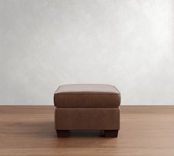 PB Comfort Leather Ottoman (32")