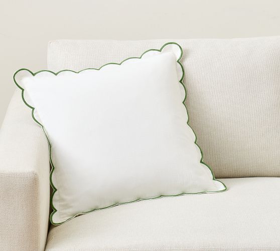 Scalloped Pillow Cover