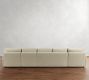 Pearce Square Arm 4-Piece Double Chaise Sectional (155")