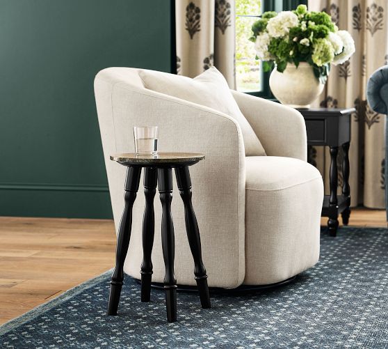 Chris Loves Julia Green Marble Top Accent Table (14