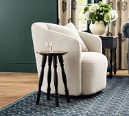 Chris Loves Julia Green Marble Top Accent Table (14
