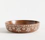 Gingerbread Stoneware Serving Bowl