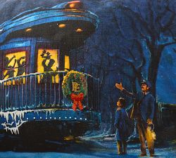 The Polar Express™ Light Up Lumbar Pillow Cover