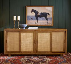 Elegant Midnight Horse Framed Canvas Print