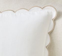 Scalloped Pillow Cover