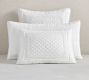 LoveShackFancy Bow Heart Patchwork Quilted Sham