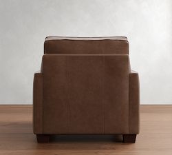 PB Comfort Square Arm Leather Chair