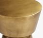 Shae Round Metal Accent Table (14")